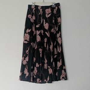 Maxi skirt floral print